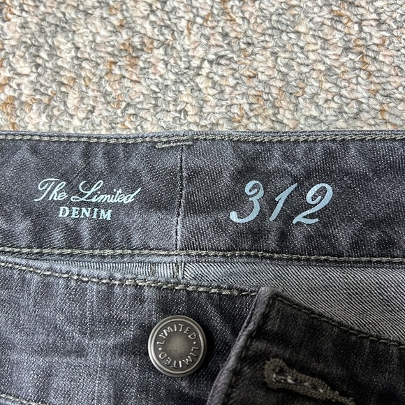 The Limited Denim Jean 312 size 12 Charcoal - Picture 2 of 3